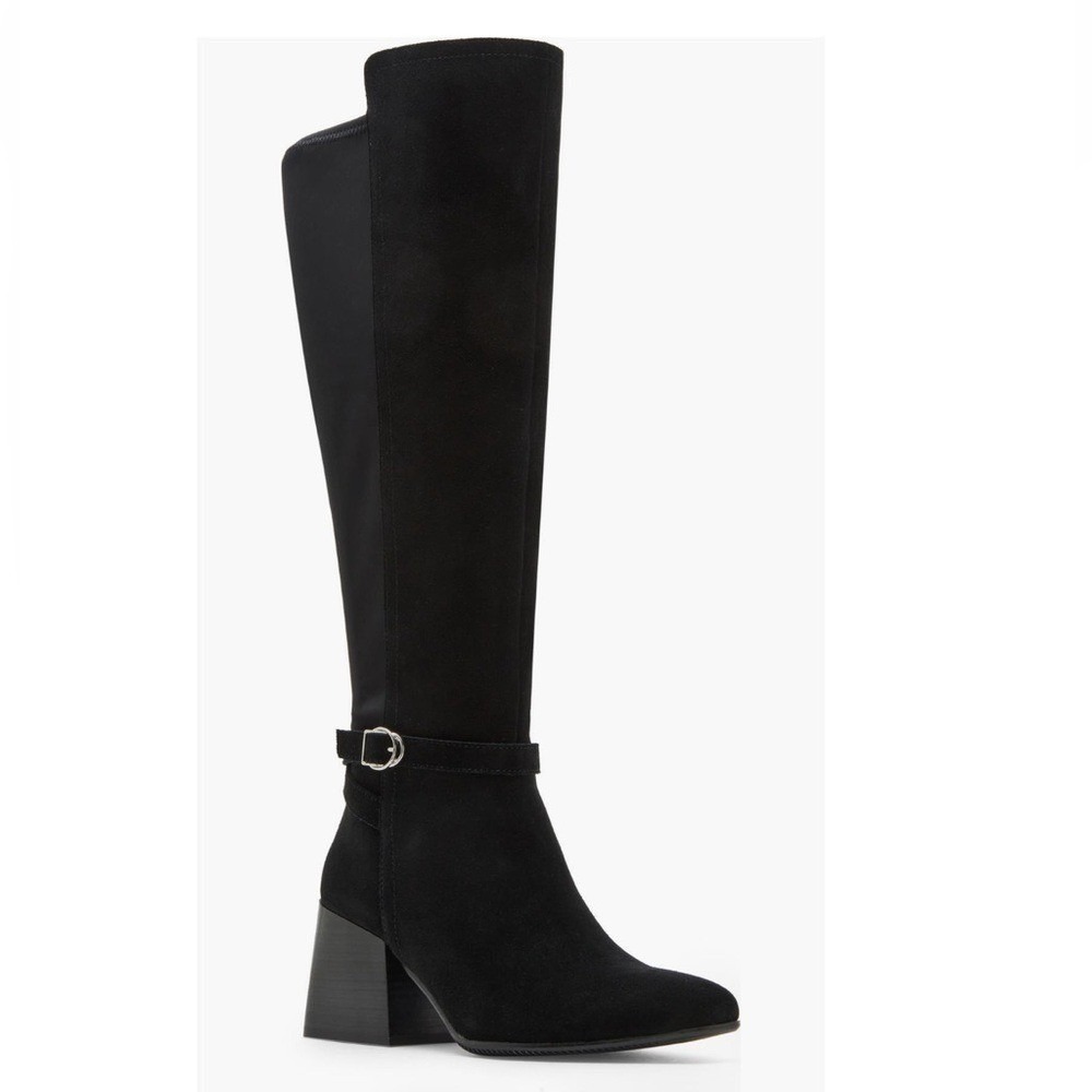 Blondo Twyla Waterproof Knee High Suede Leather Boot, Black, Size 8, NWT - Picture 5 of 17